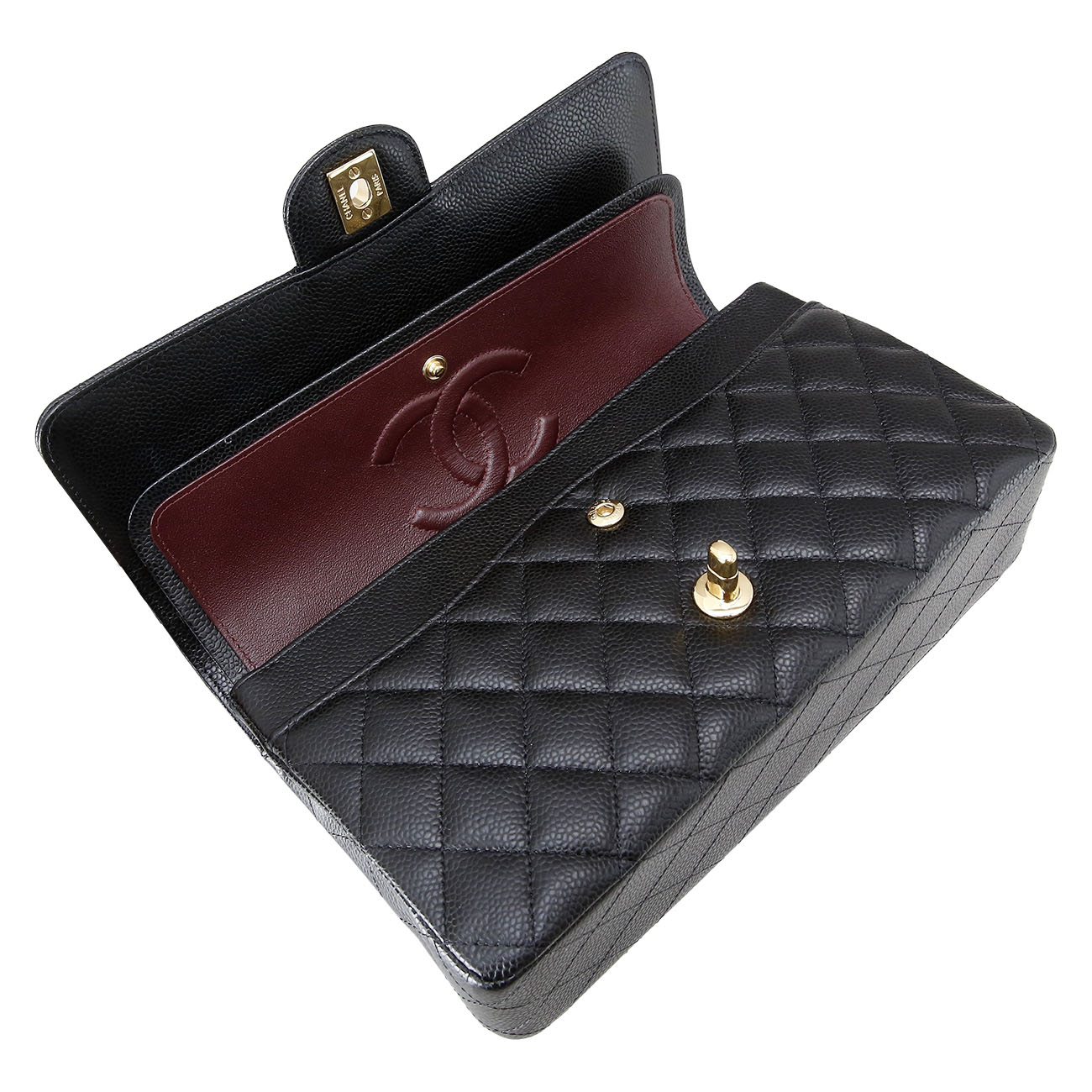 CHANEL(USED)샤넬 캐비어 클래식 미듐 플랩백