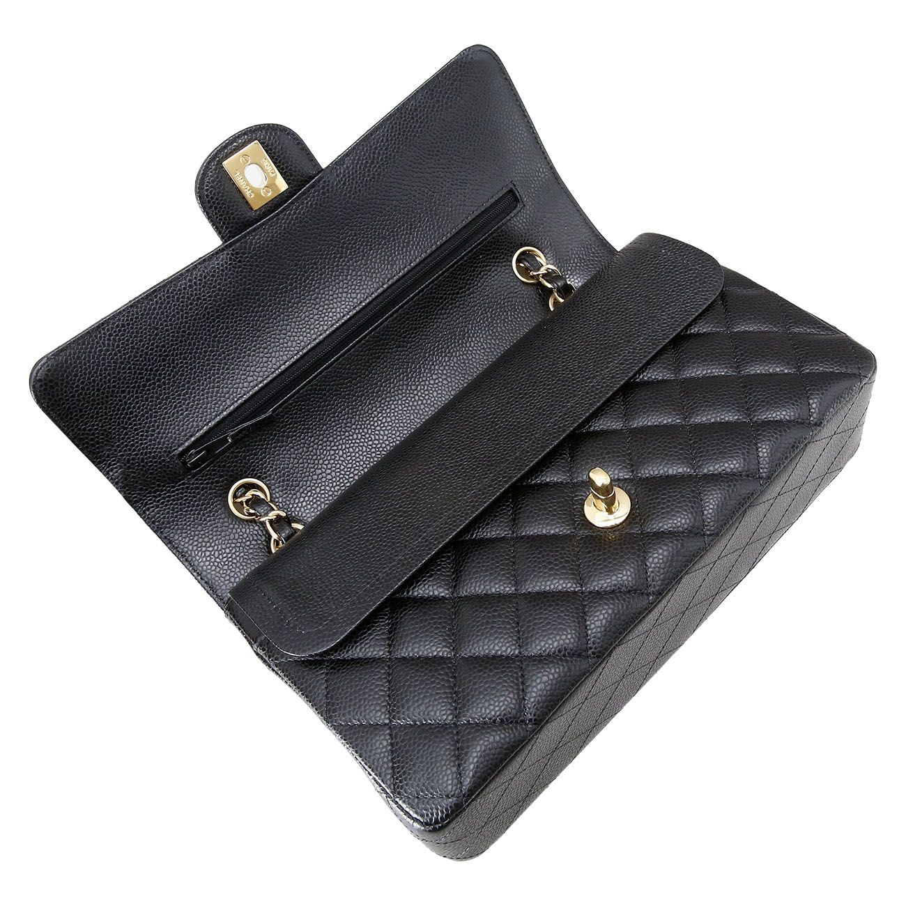 CHANEL(USED)샤넬 캐비어 클래식 미듐 플랩백