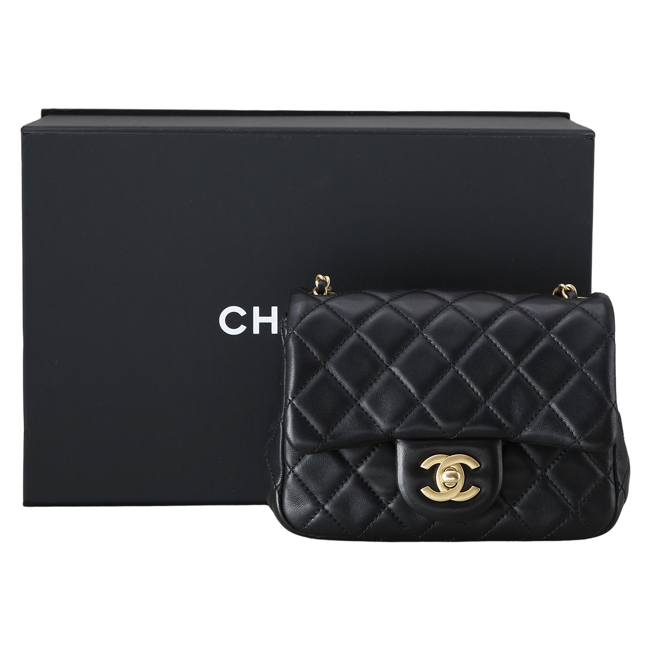 CHANEL(USED)샤넬 클래식 쁘띠삭 골드볼
