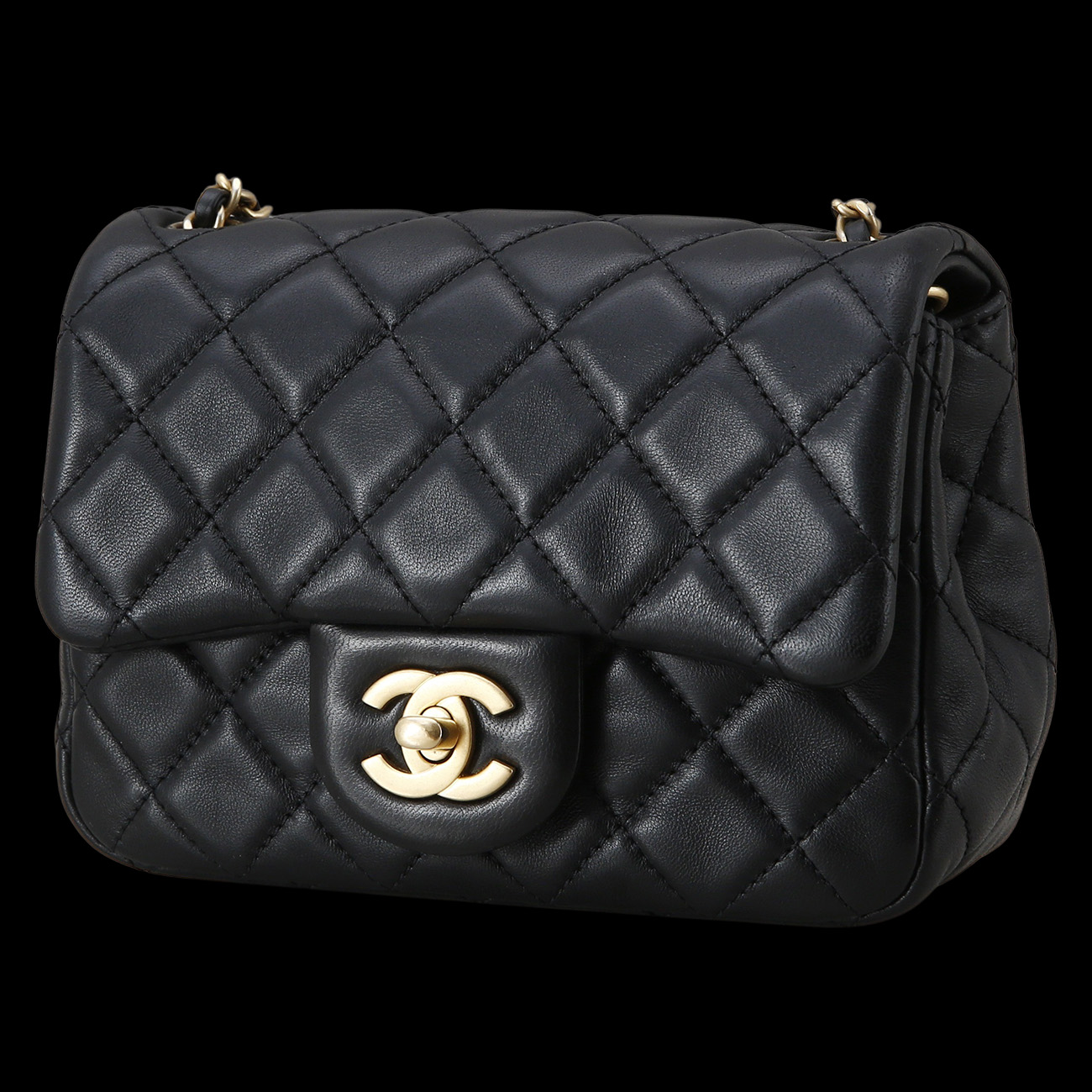CHANEL(USED)샤넬 클래식 쁘띠삭 골드볼