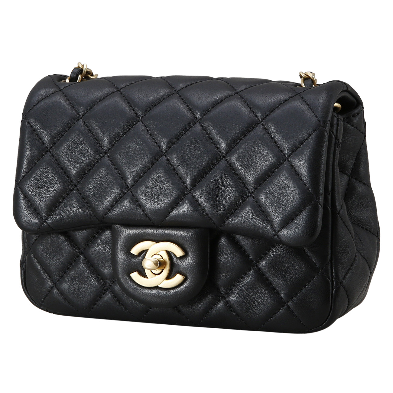 CHANEL(USED)샤넬 클래식 쁘띠삭 골드볼