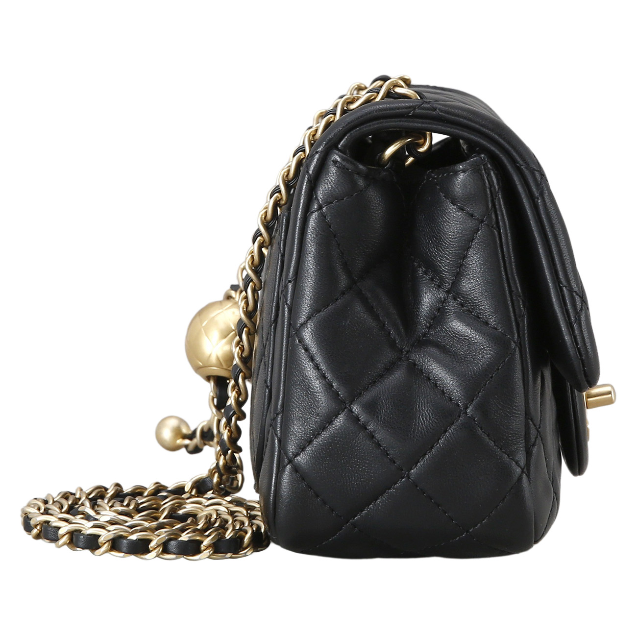 CHANEL(USED)샤넬 클래식 쁘띠삭 골드볼