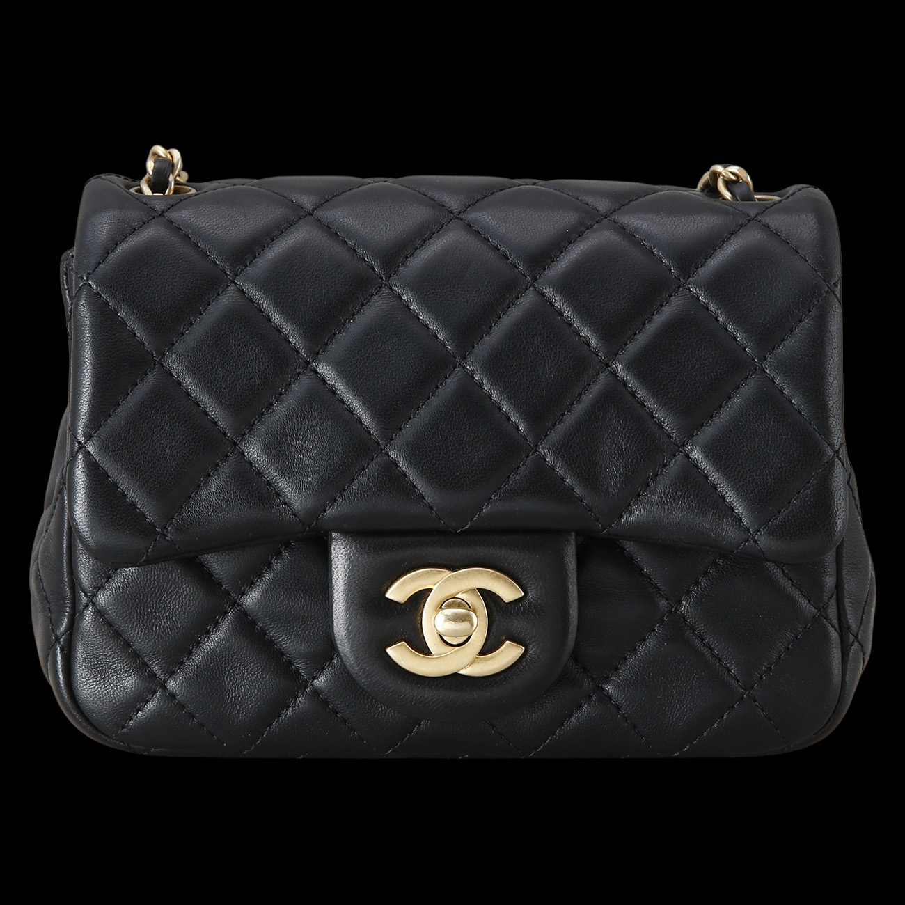 CHANEL(USED)샤넬 클래식 쁘띠삭 골드볼