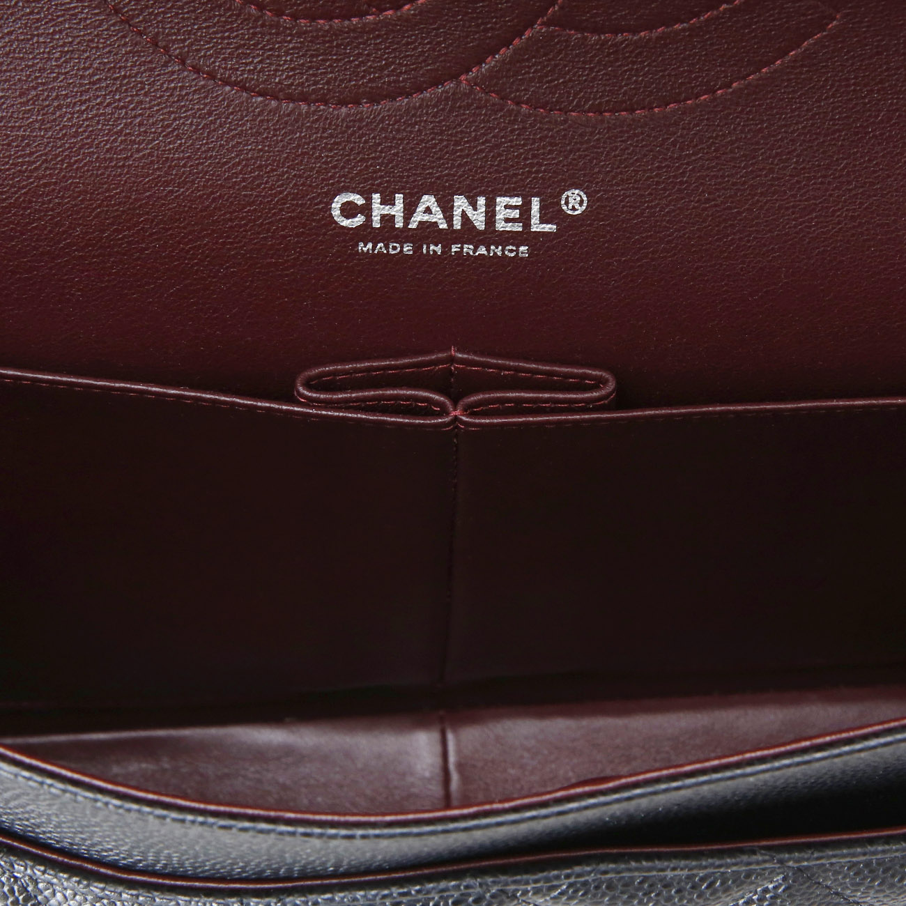 CHANEL(USED)샤넬 클래식 캐비어 점보 블랙