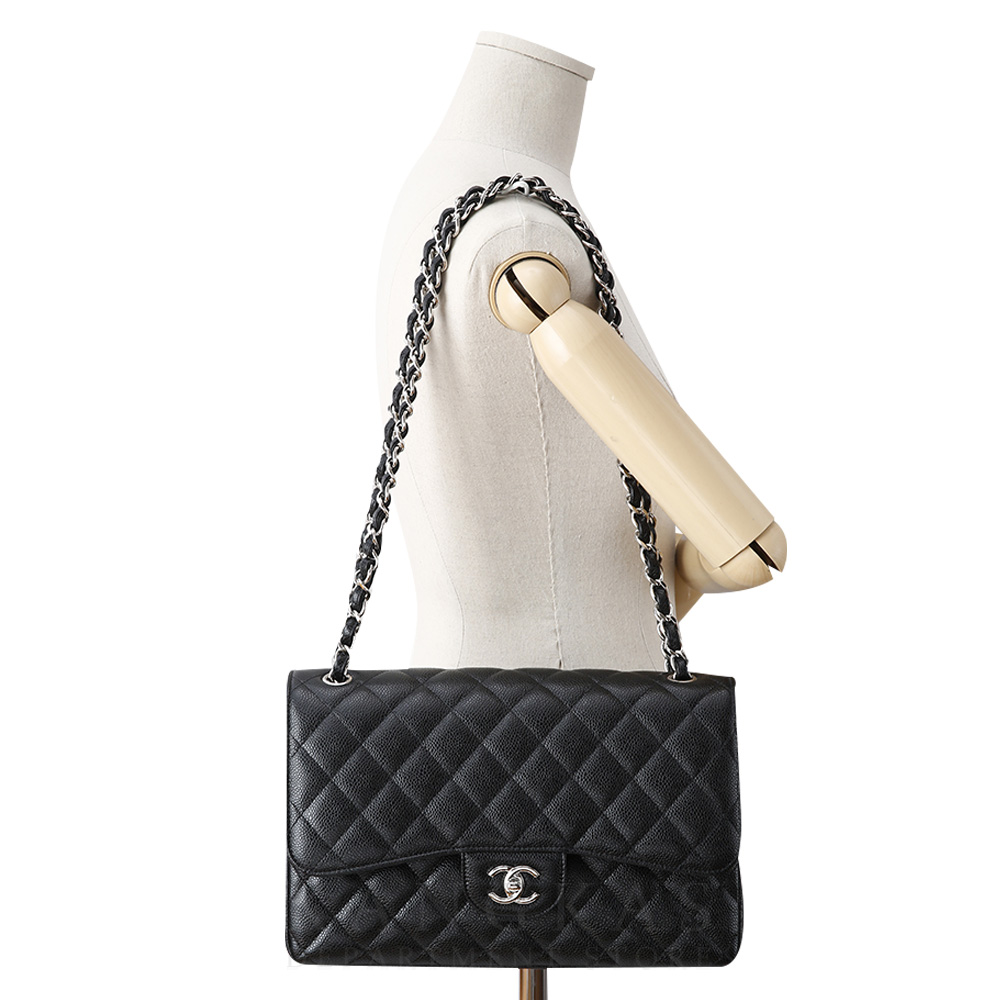 CHANEL(USED)샤넬 캐비어 클래식 라지 플랩백