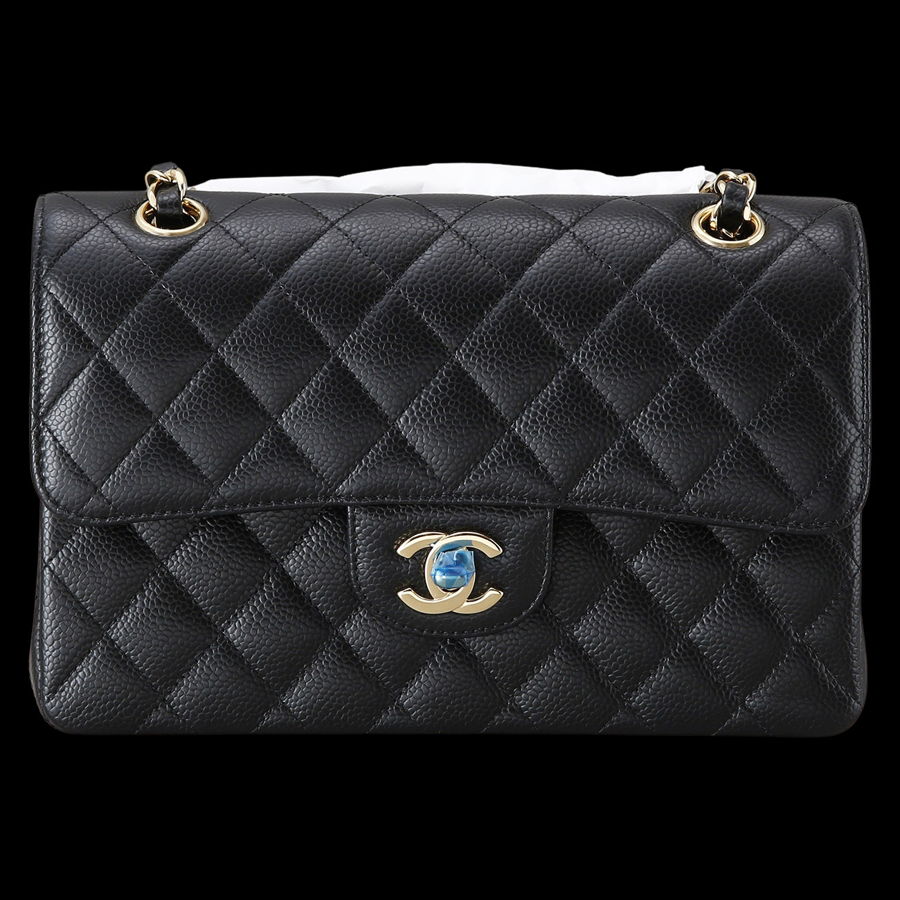 CHANEL(USED)샤넬 클래식 캐비어 스몰 블랙